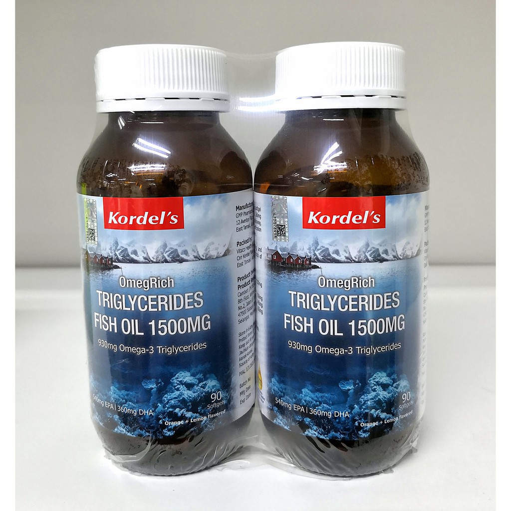 Kordel'S Omega Rich Triglyceride Fish Oil 90'S x 2