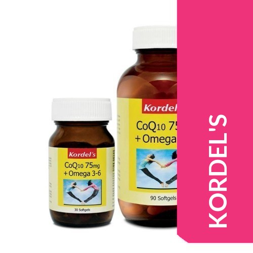 Kordel'S Coq10 75Mg + Omega 3-6 90'S+30'S