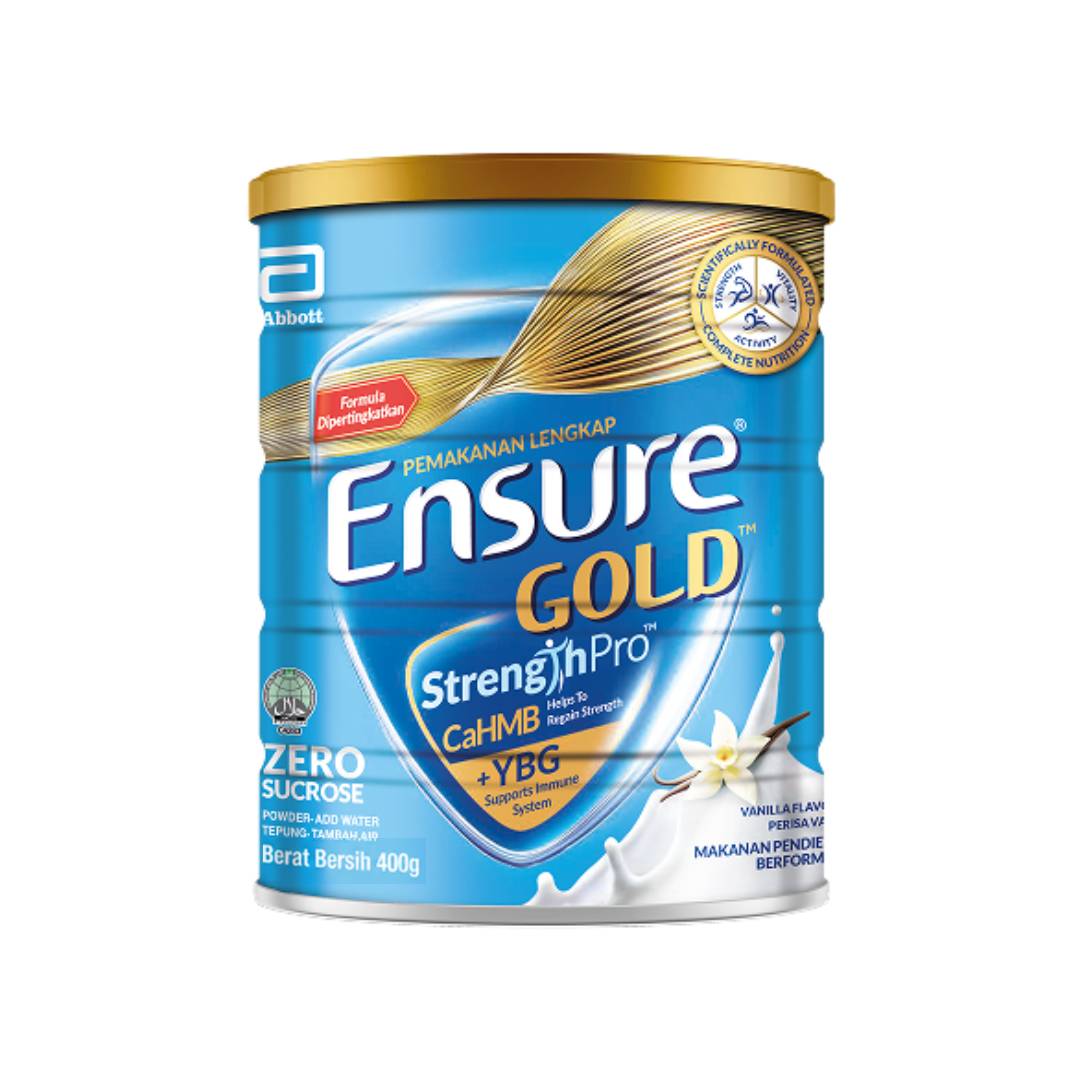 ENSURE GOLD YEAST BETA GLUCAN 400G (ZERO SUCROSE) - VANILLA