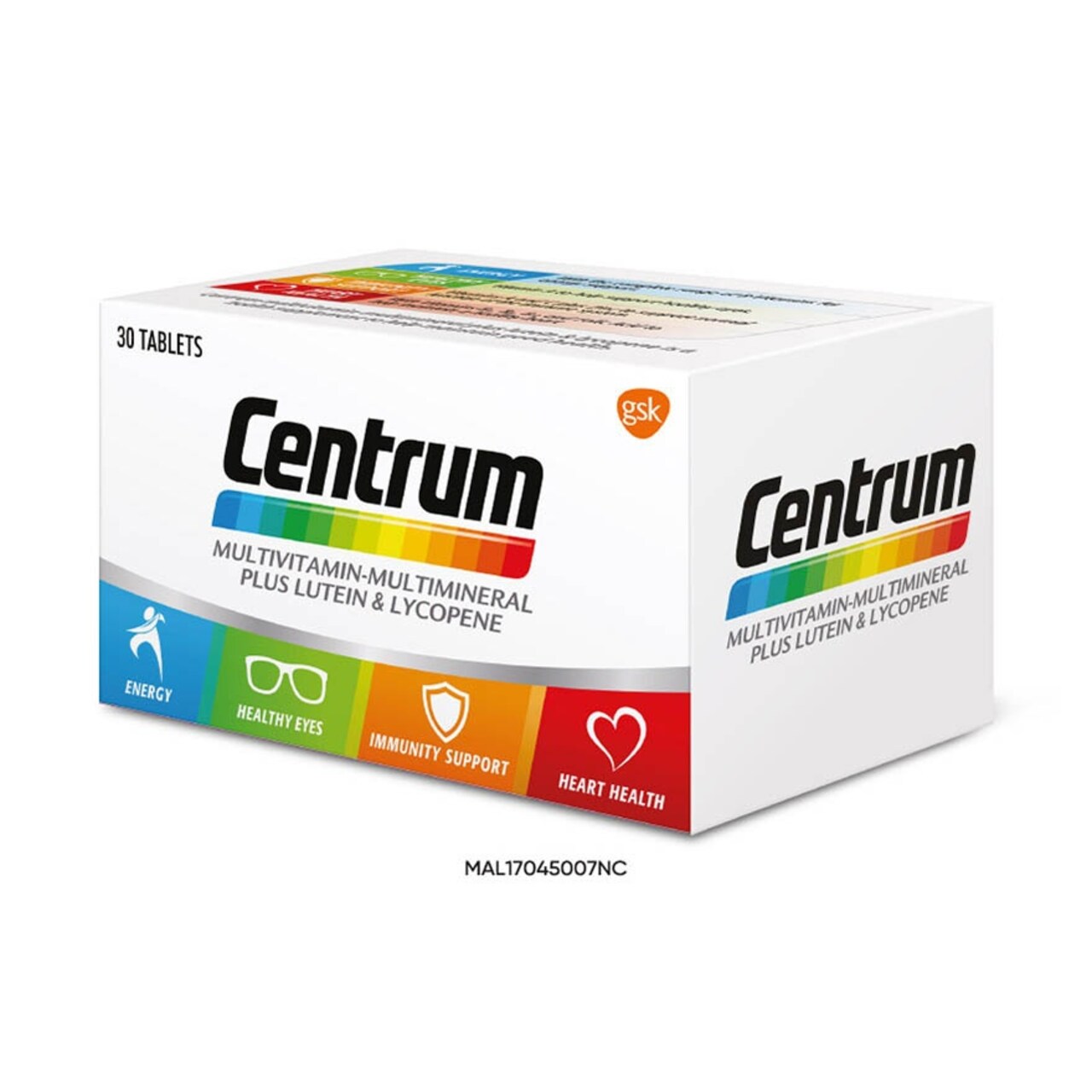 CENTRUM Multivitamin Multimineral Plus Lutein & Lycopene 30's