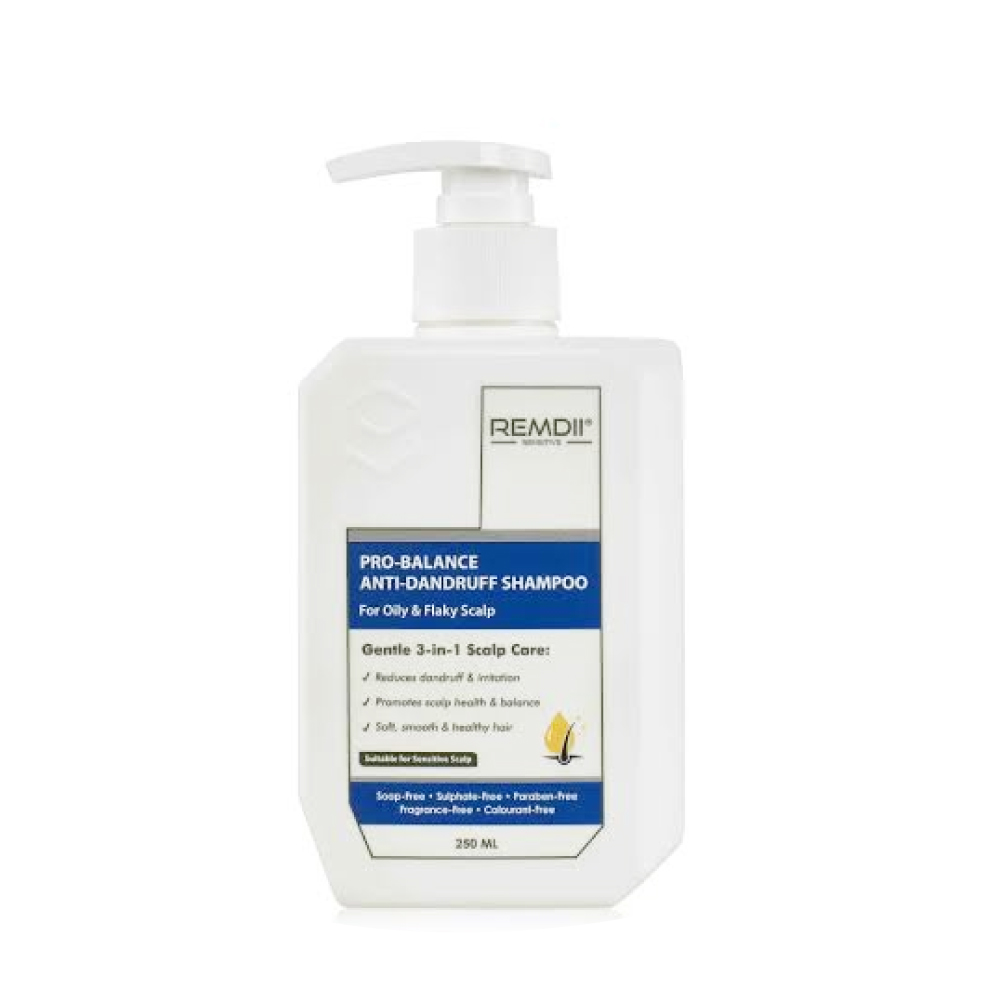 REMDII Anti Dandruff Hair Shampoo 250ml for Shampoo Anti Kelemumur, Syampu Kelemumur