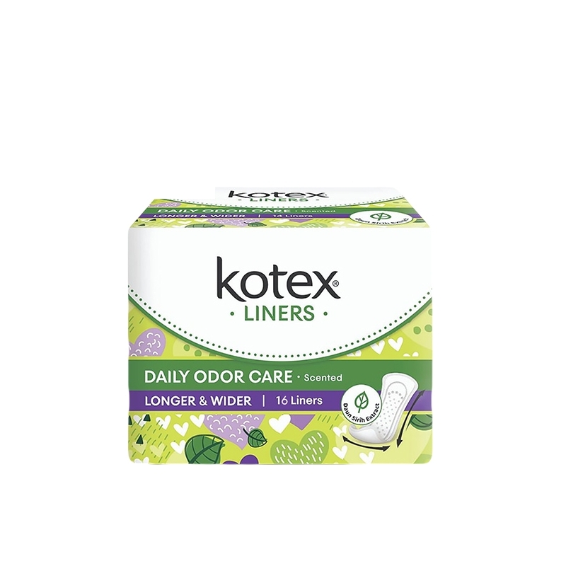 KOTEX FRESH LINERS 16'S - LONGER & WIDER (DAUN SIRIH)