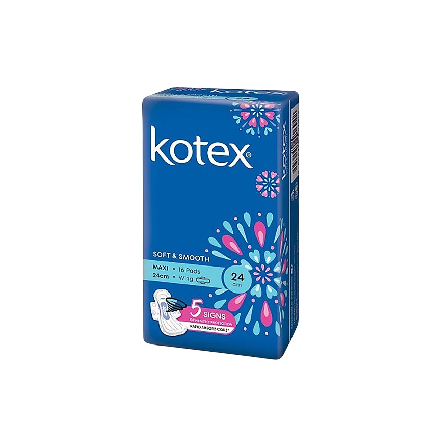 KOTEX S&S MAXI WING 16'S