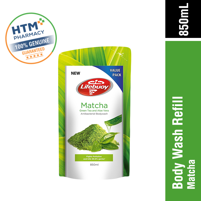 Lifebuoy Bodywash Refill 850ml - Matcha