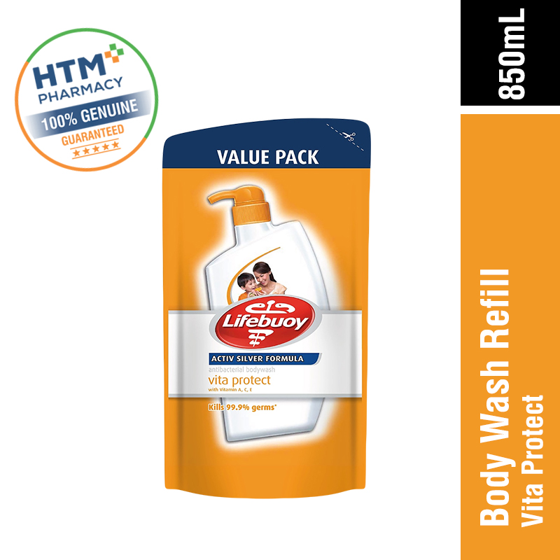 LIFEBUOY BODYWASH REFILL 850ML- VITA PROTECT