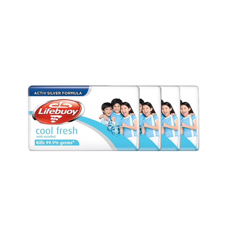 LIFEBUOY SOAP 4 x 115G - COOL FRESH