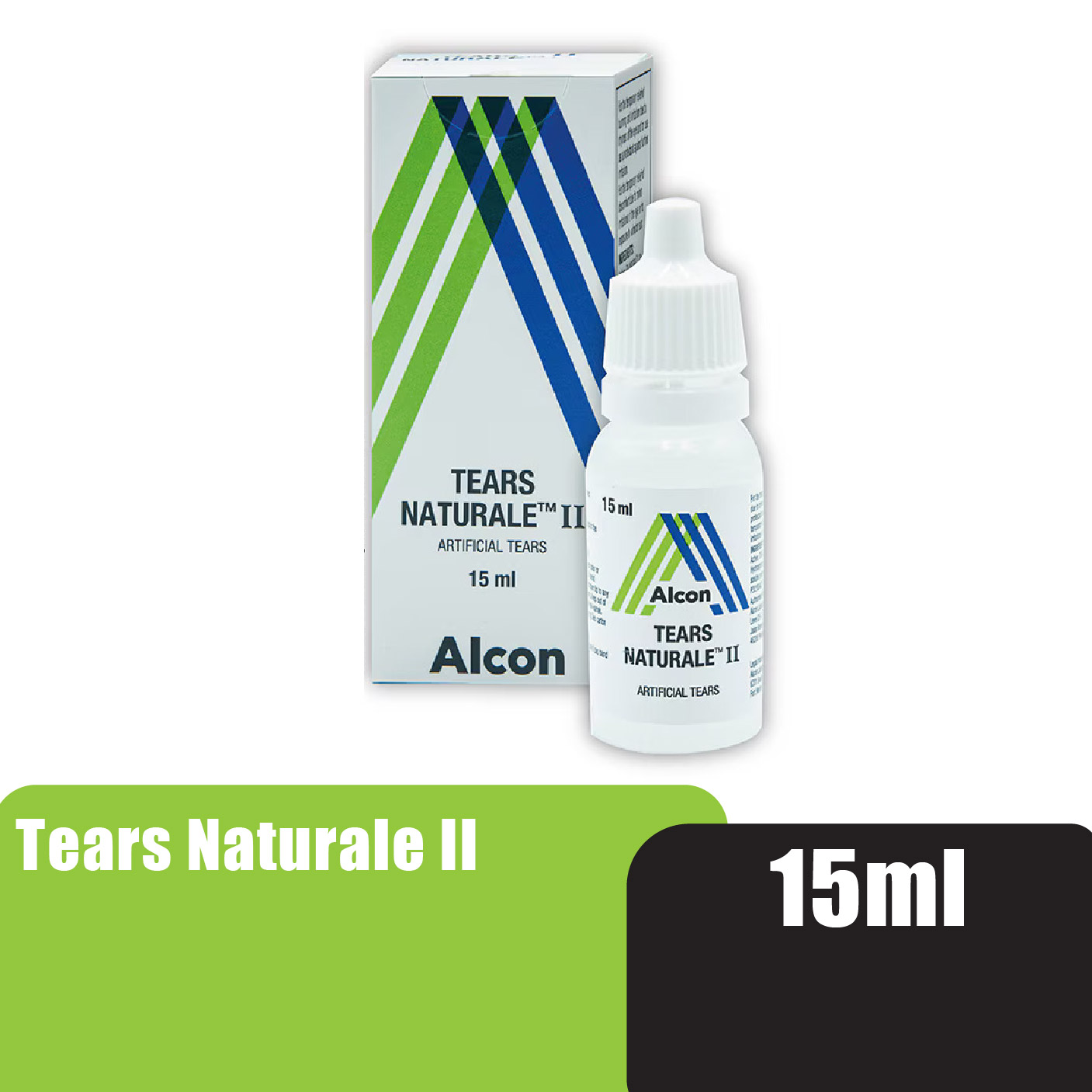 ALCON Tears Naturale II Eye Drop 15ml - Eye Drops For Dry Eye / Ubat Titis Mata Sensitive / Ubat Mata 眼药水