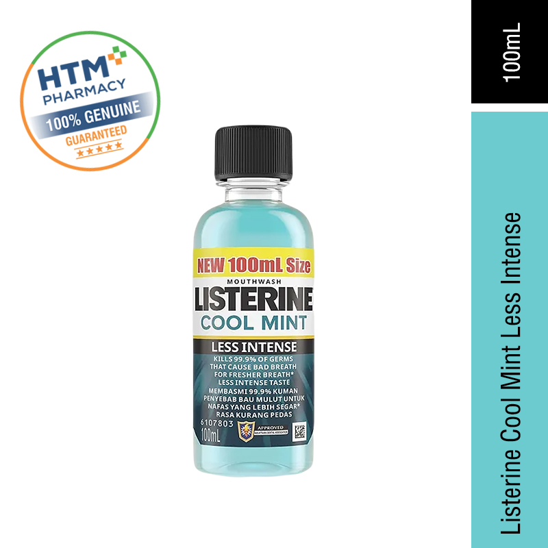 Listerine Cool Mint Less Intense 100ML