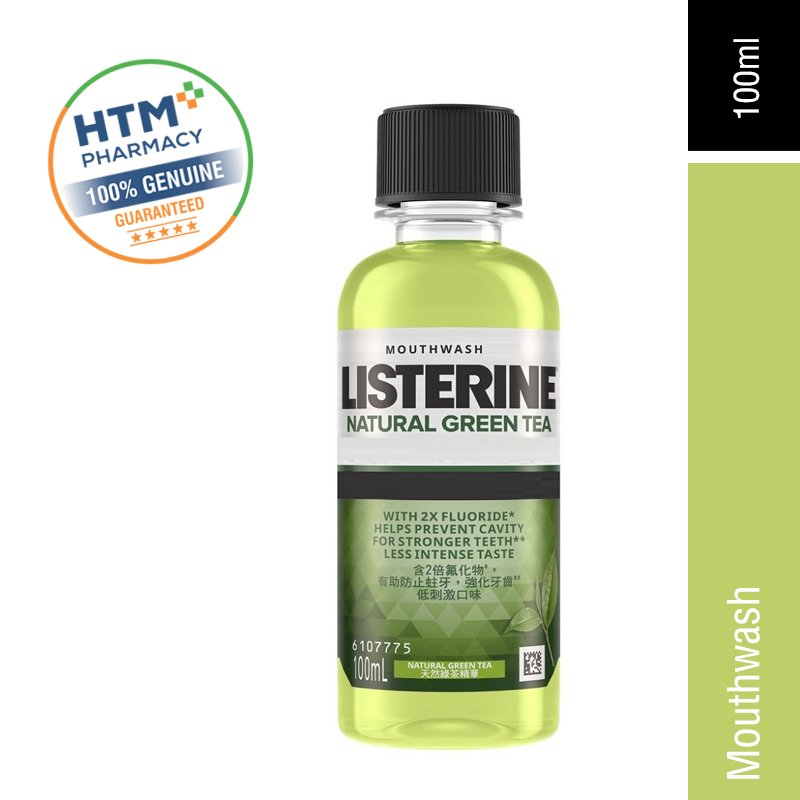 Listerine Natural Green Tea 100ml