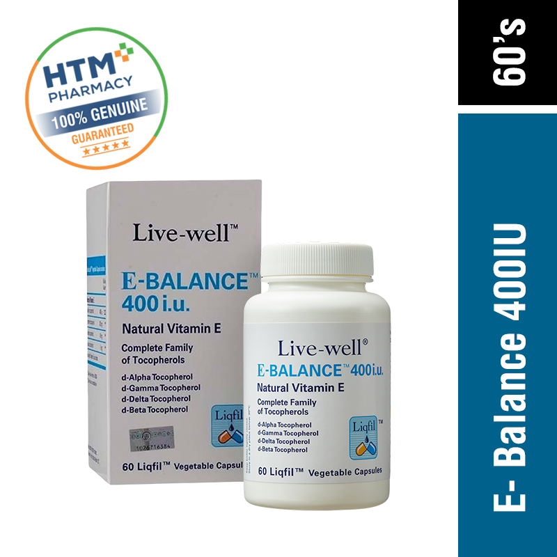 Live-Well E-Balance 400IU 60'S