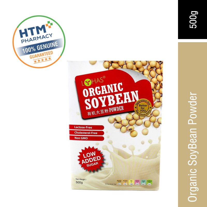 Lohas Organic Soy Bean Powder Low Sugar 500G