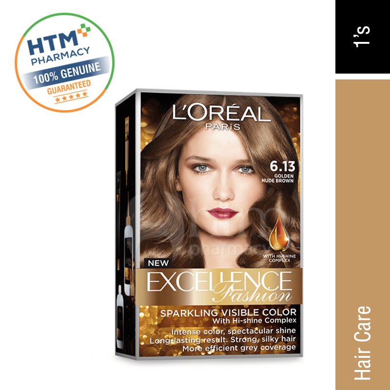 Loreal Paris Excellence Creme Fashion 6.13 - Golden Nude Brown