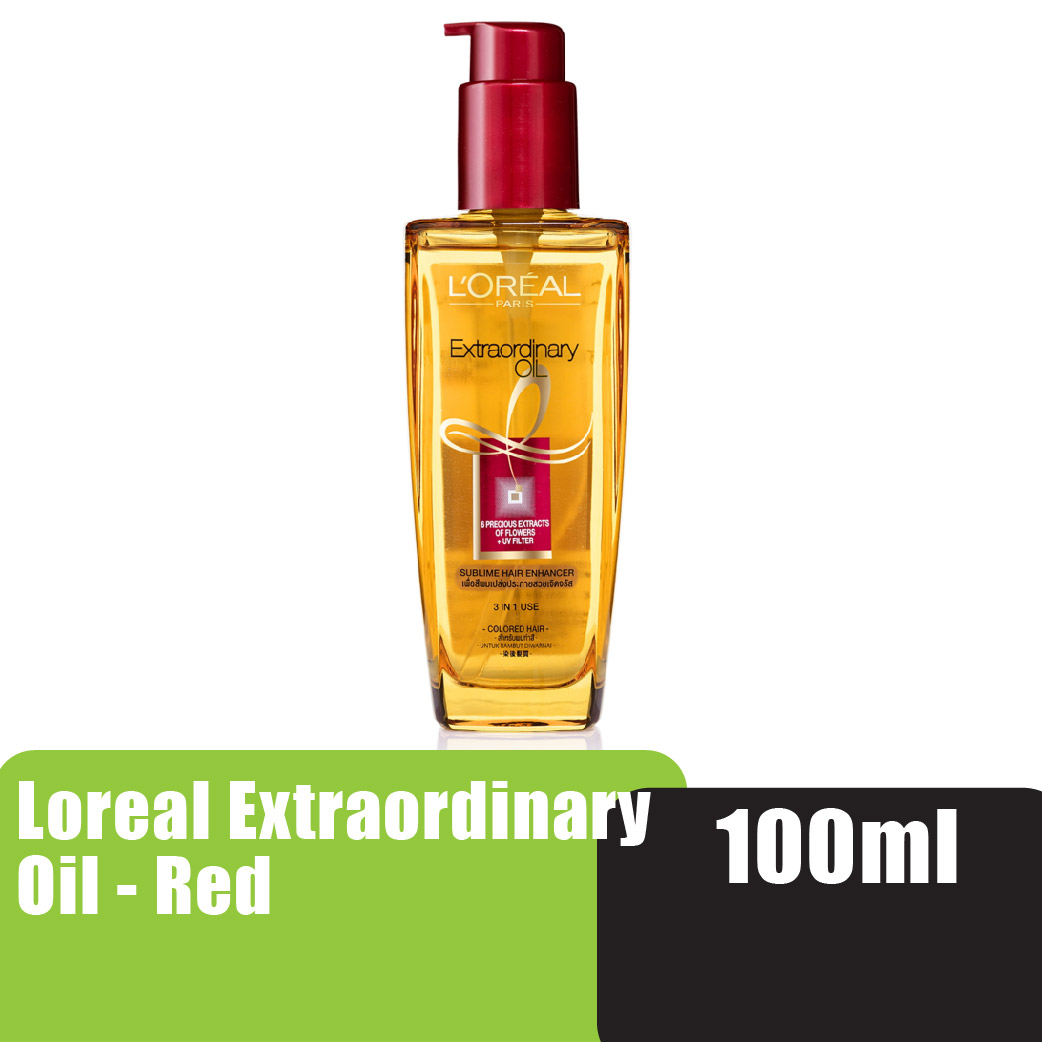 LOREAL EXTRAORDINARY OIL  100ML - RED