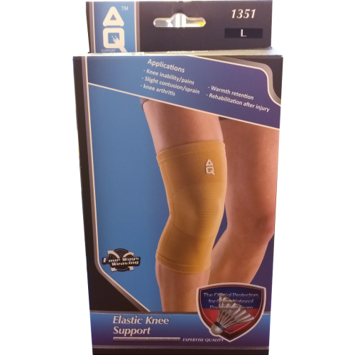 AQ Knee Support Elastic Brown - L (1351)