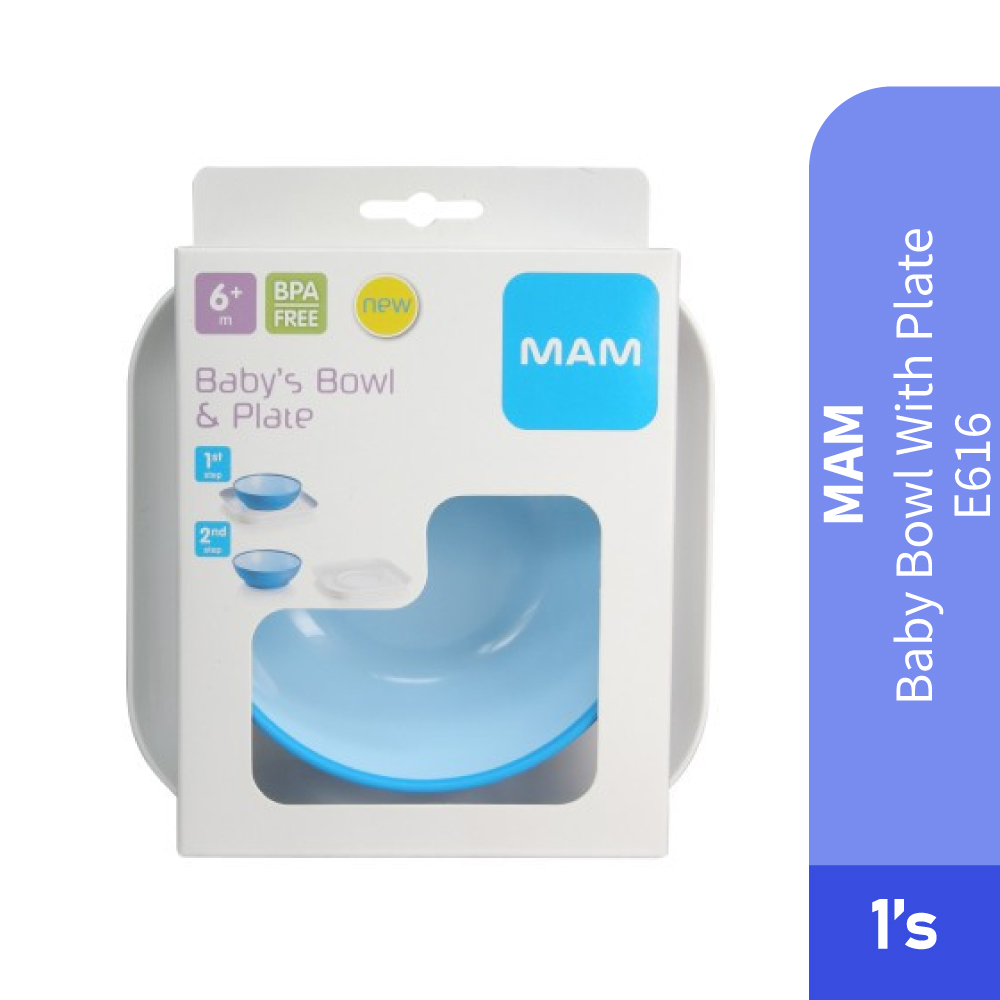 MAM Baby Bowl With Plate-Baby Feeding , Utensil, 餐具