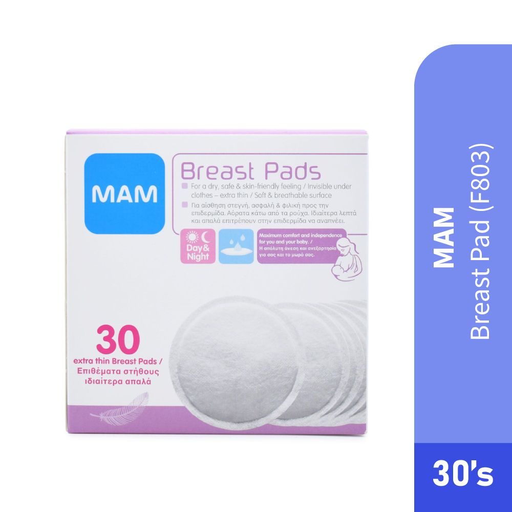 MAM Baby Breast Pads 30 Pieces - Baby Care, Breast Pads, Baby Accessories