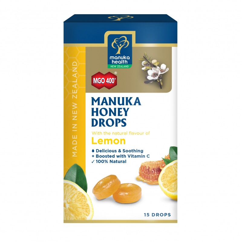 Manuka Health Drops - MGO 400+ With Lemon 15'S