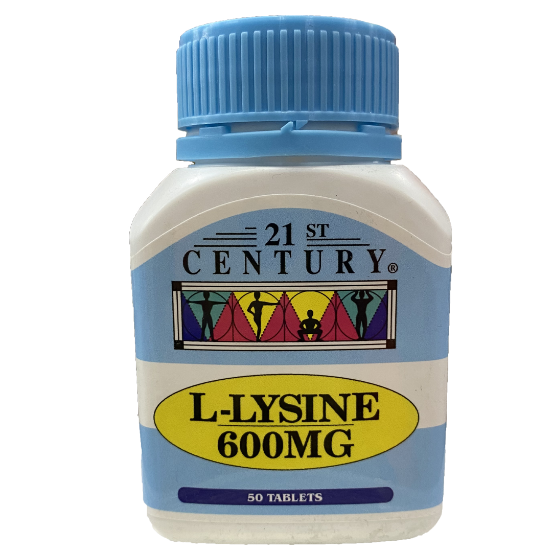 21st Century L-Lysine 600MG 50'S