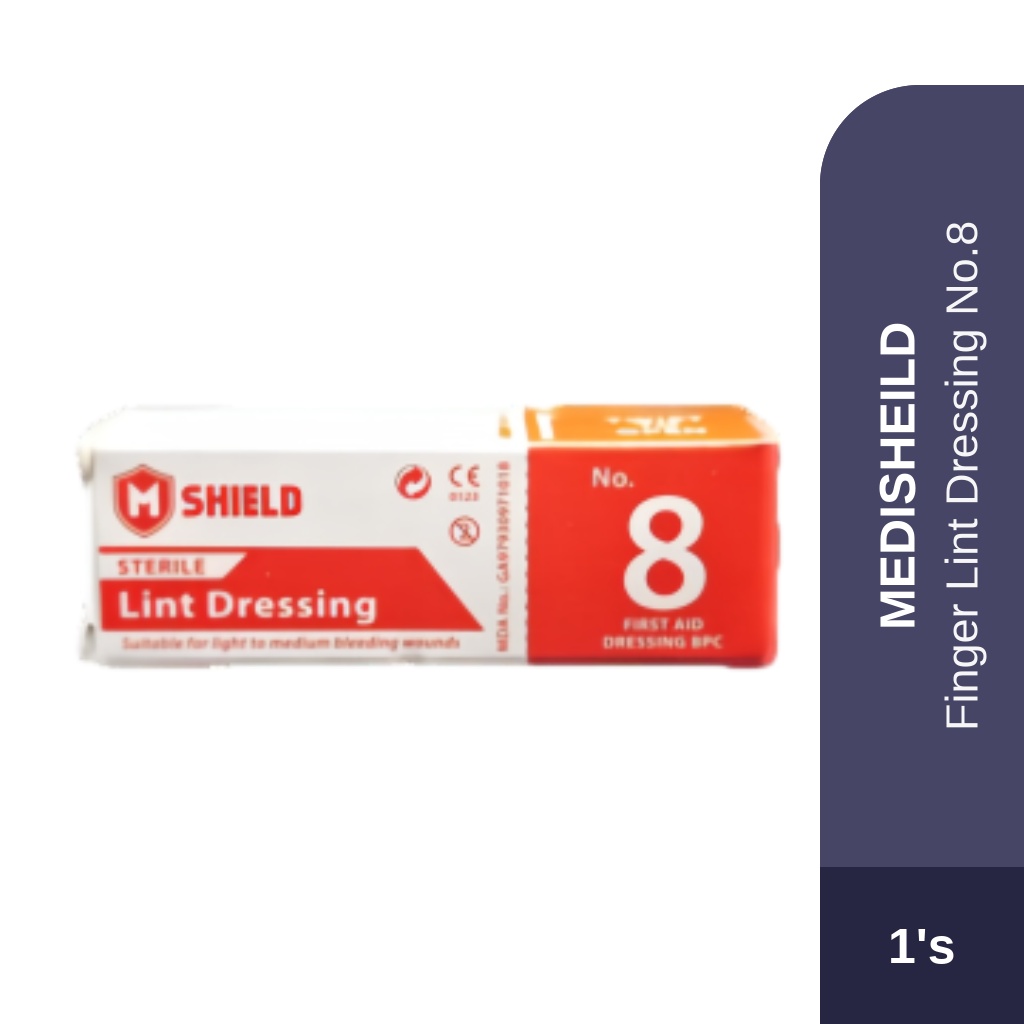 MEDISHIELD FINGER LINT DRESSING NO.8