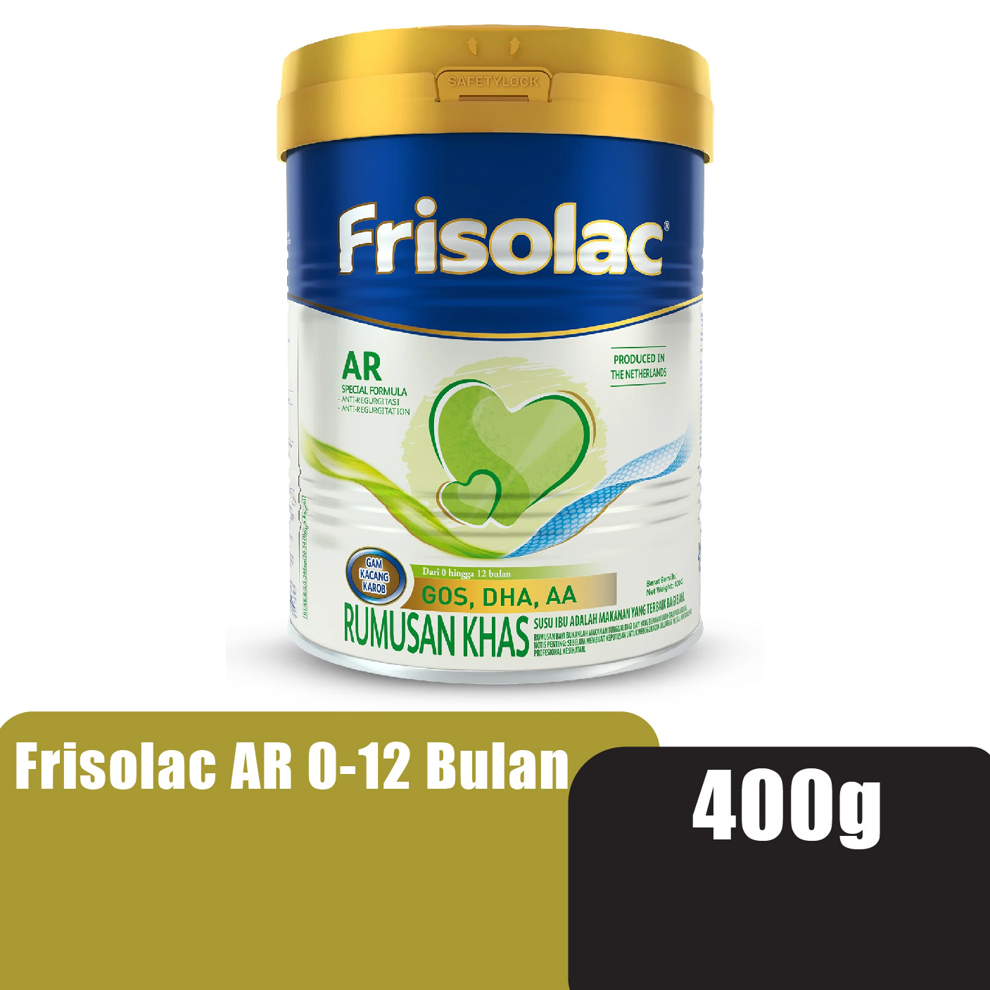 FRISOLAC AR Step 1 (0-12 Bulan) Milk Powder 400g - Susu Tepung Infant / Baby Milk Formula 奶粉