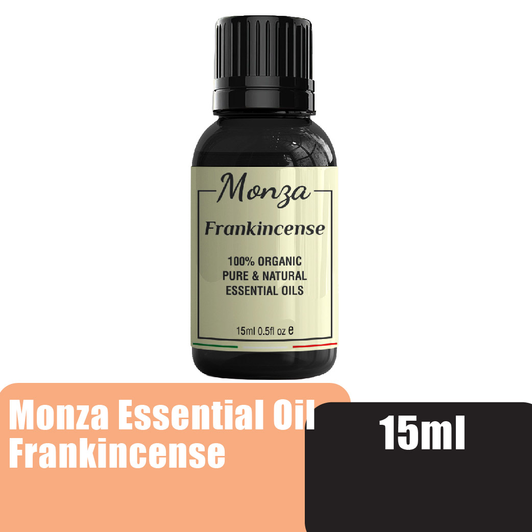 Monza Frankincense Essential Oil 15ml - Aromatherapy Diffuser Humidifier, Massage Aromatherapy Oil Minyak Urut Aromatera