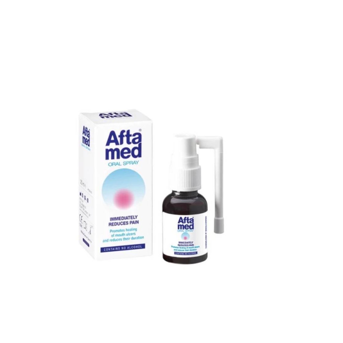 AFTAMED Oral Spray 20ml With Hyaluronic Acid For Ulcer Pain