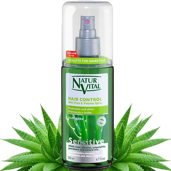 Natur Vital Sensitive Anti frizz & Volume Spray 200ml (7309)