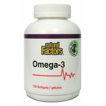 [FISH OIL] Natural Factors Omega 3 Factors 120'S
