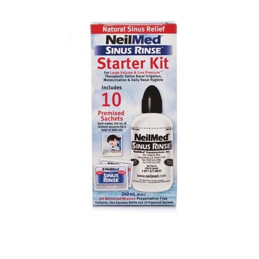 Neilmed Sinus Rinse Starter Kit 10'S