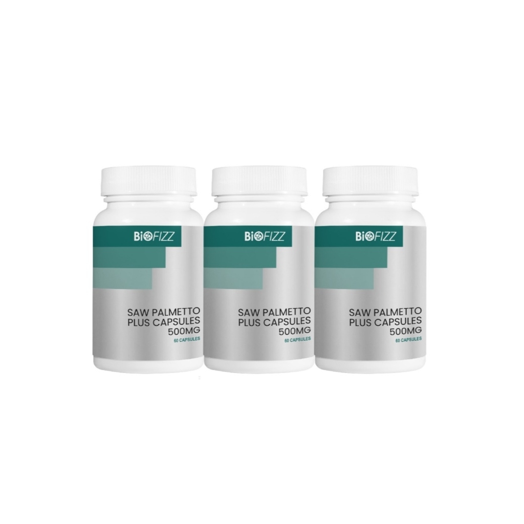 BIOFIZZ Saw Palmetto Plus Capsule 500mg 60'S X 3