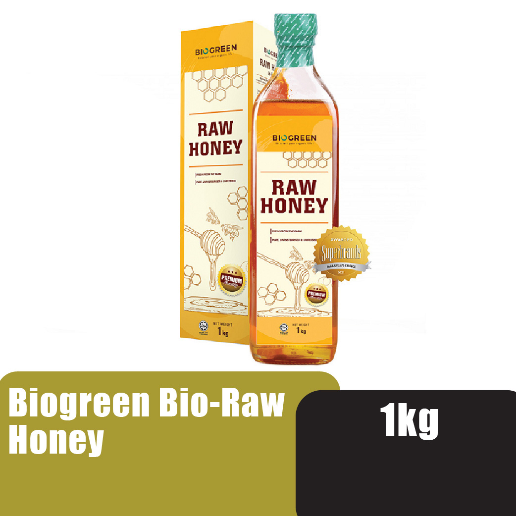 BIOGREEN Raw Honey 1kg