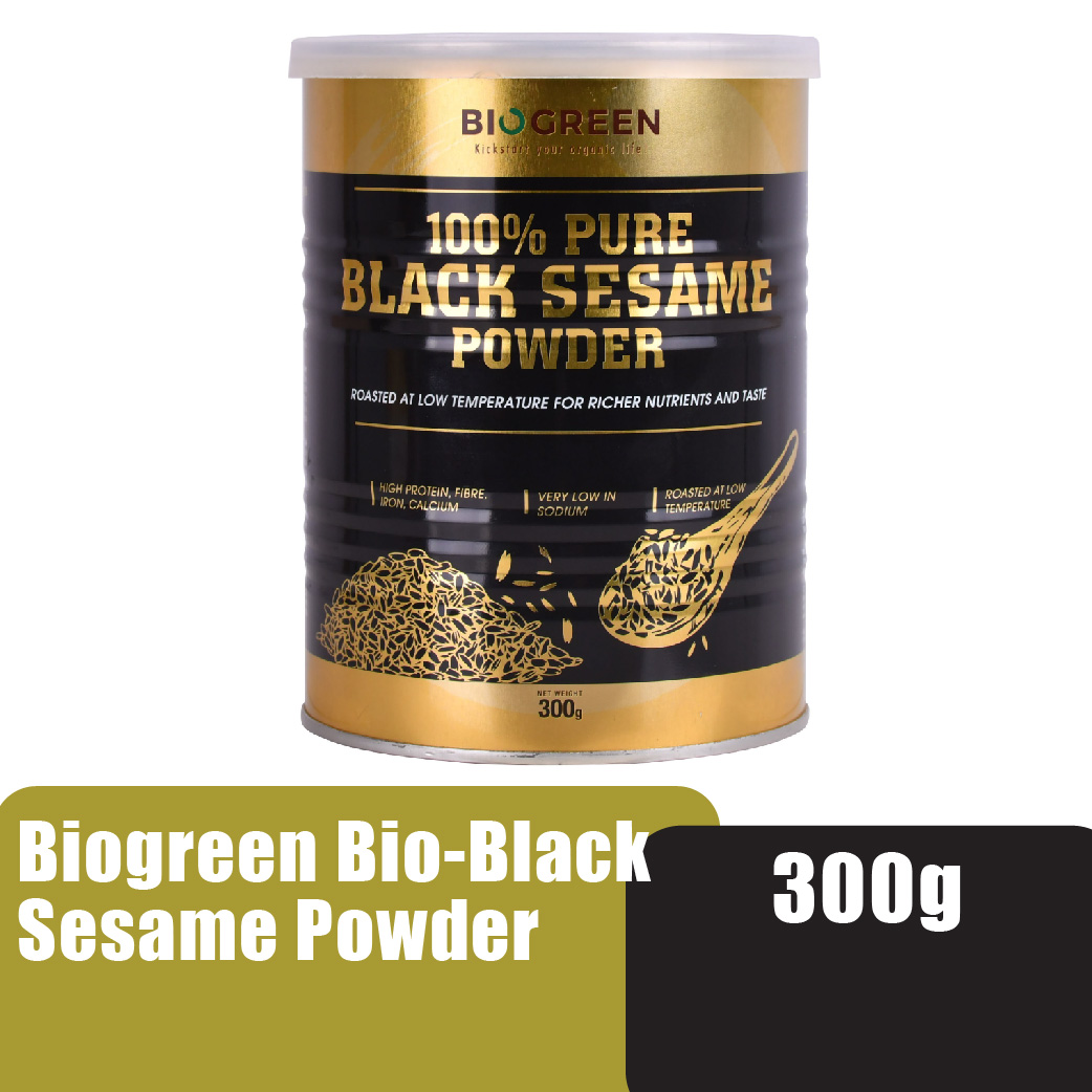 BIOGREEN 100% Pure Black Sesame Powder 300g