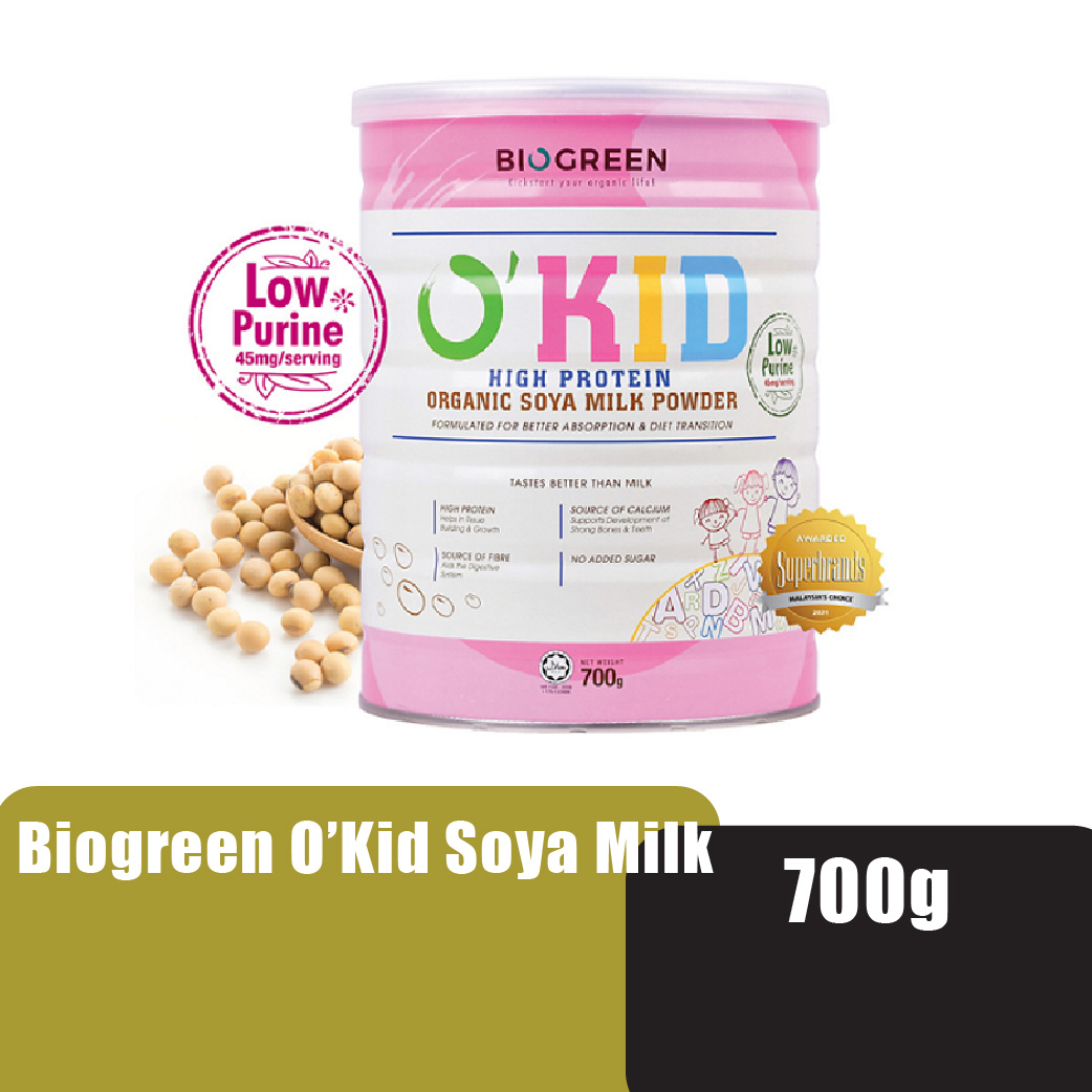 BIOGREEN O'Kid High Protein Organic Soya Milk Powder 700g