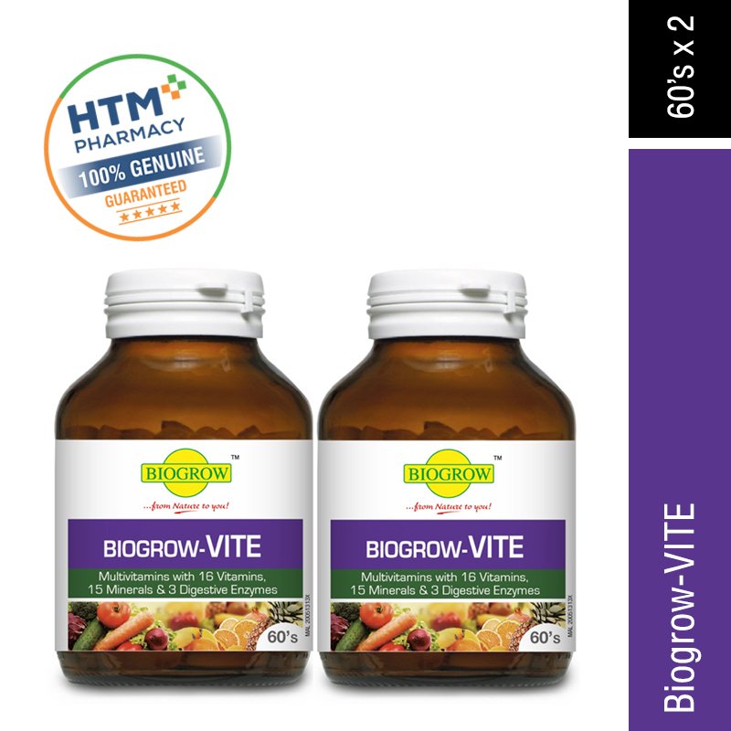 Biogrow Bio-Vite 60'S x 2