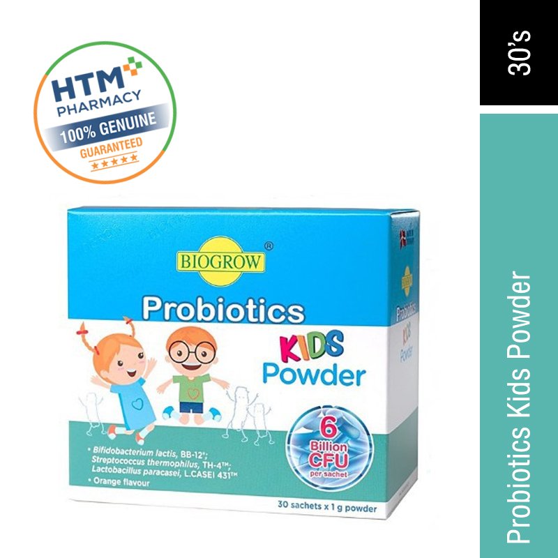 Biogrow Probiotics Kids Powder 30's