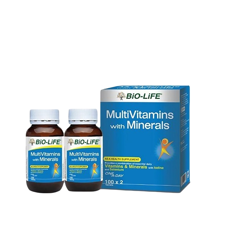 BIO-LIFE Multivitamins With Minerals 100'S x 2