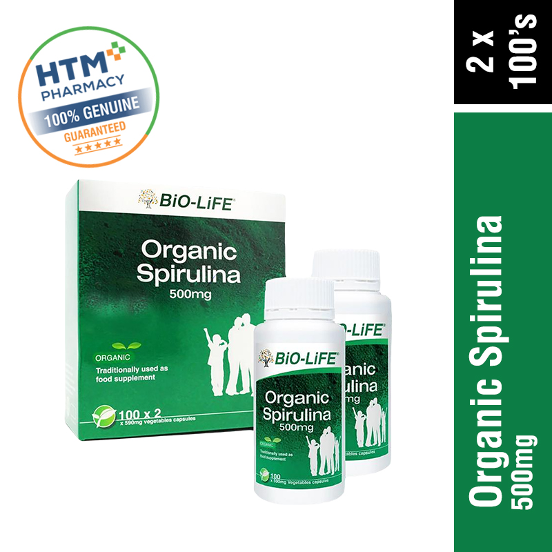 Bio-Life Organic Spirulina 100'S x 2