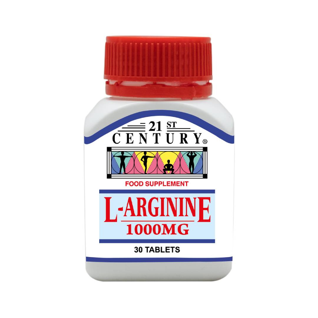 21ST CENTURY L-ARGININE 1000MG 30'S