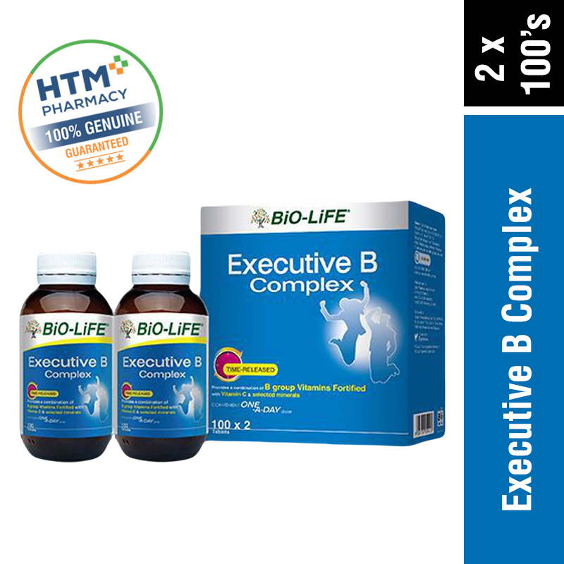 Bio-Life Executive B Complex 2 x 100'S