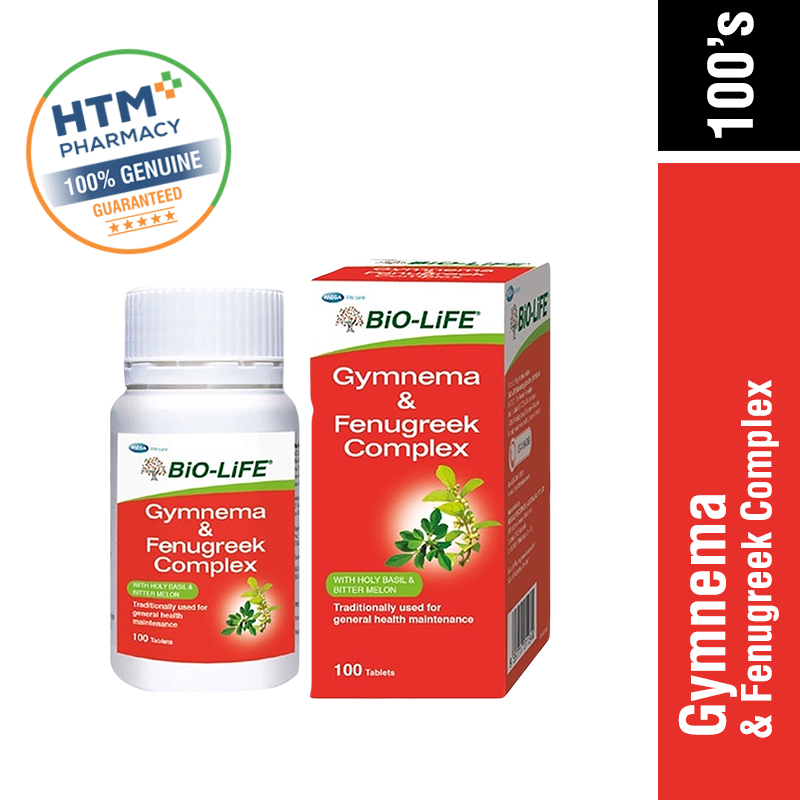 Bio-Life Gymnema & Fenugreek 100'S