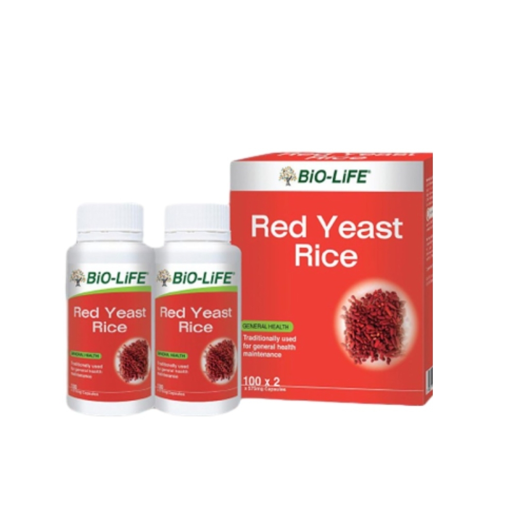 Bio-Life Red Yeast Rice 2 x 100'S