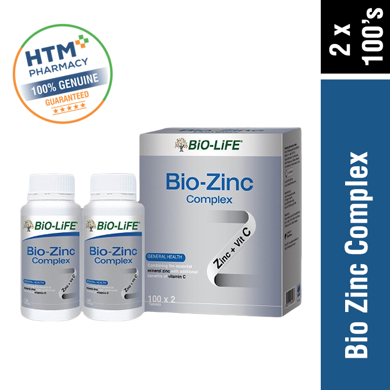 Bio-Life Bio-Zinc Complex 2 x 100'S
