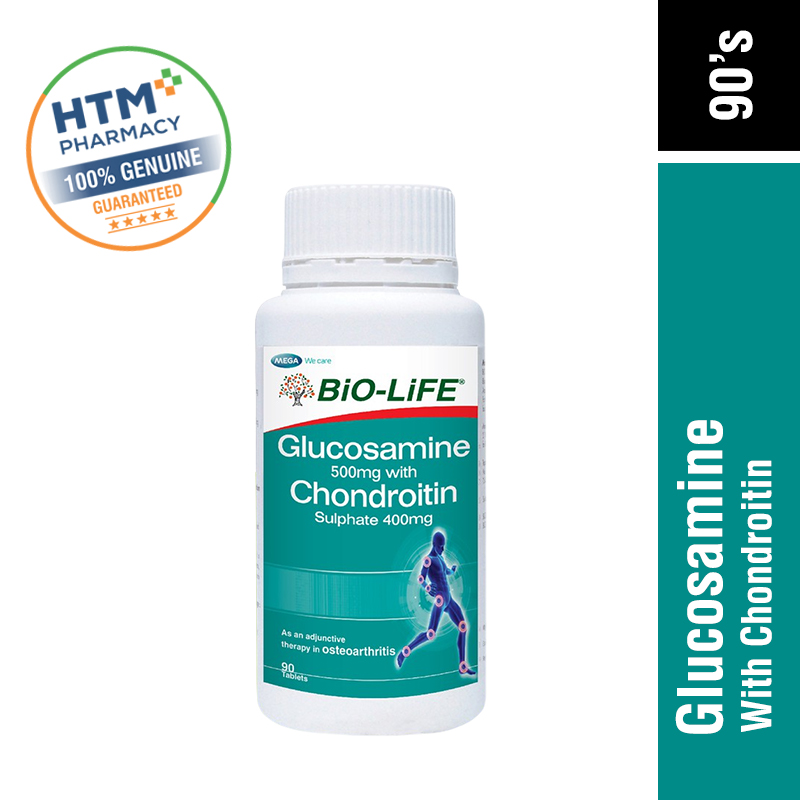 Bio Life Glucosamine Chondroitin Tablets 90's ( Bone & Joint Supplement )