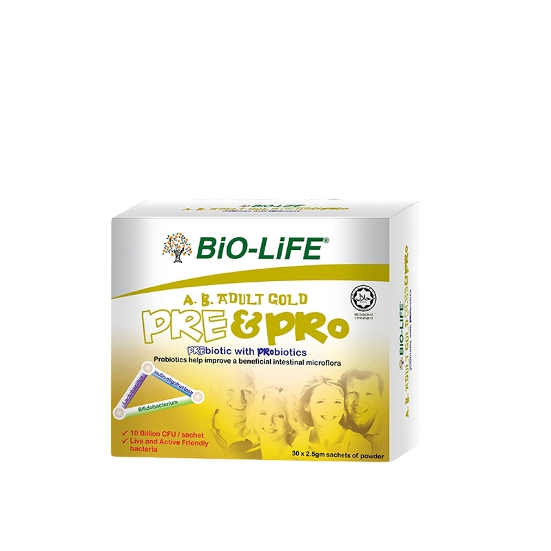 [PROBIOTICS] Bio-Life AB Adult Gold Pre & Pro 30'S