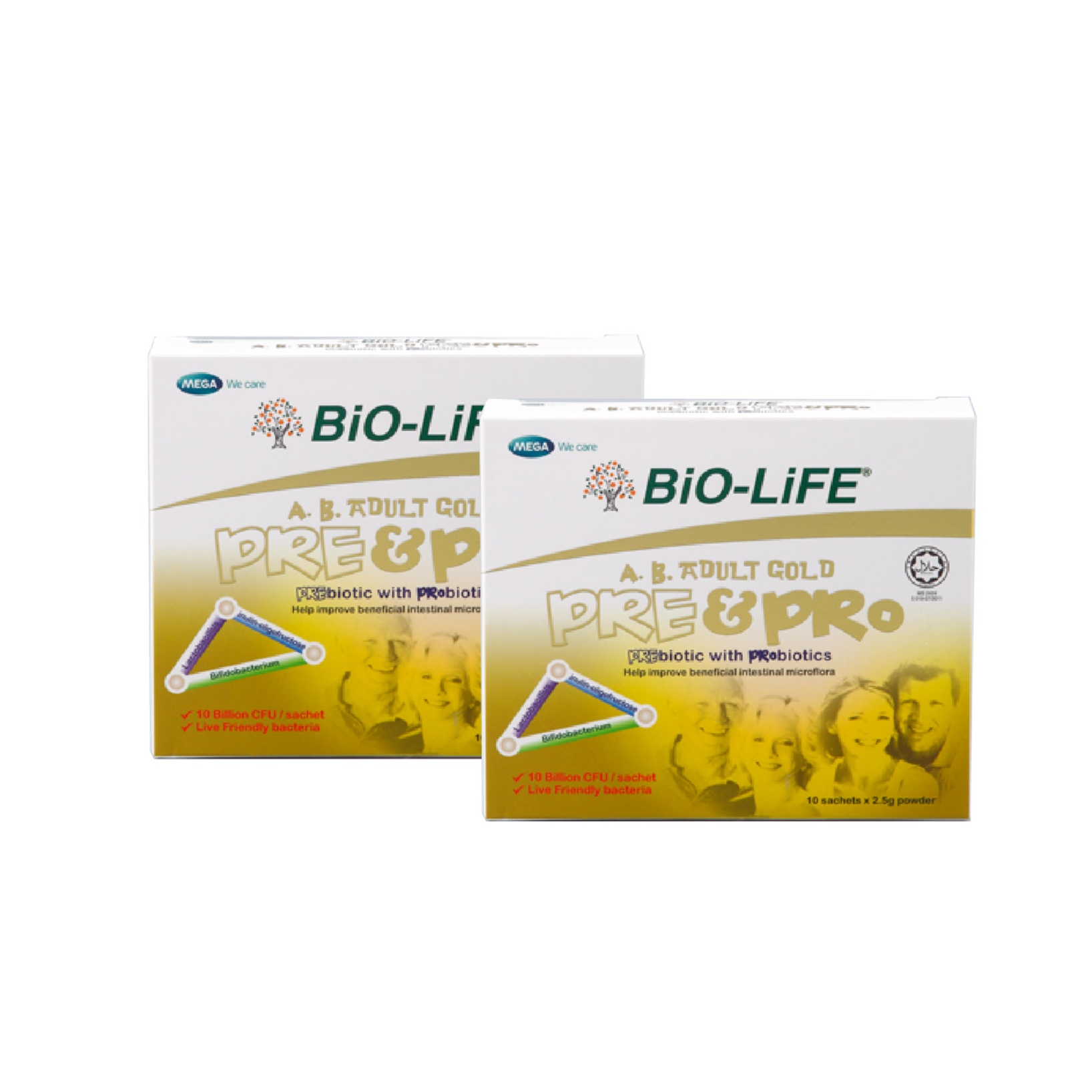[PROBIOTICS] Bio-Life AB Adult Gold Pre & Pro 30'S x 2