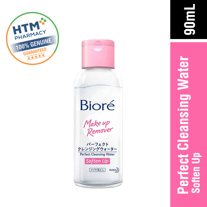 Biore Perfect Cleansing Water Soften Up 90ml (Pink)