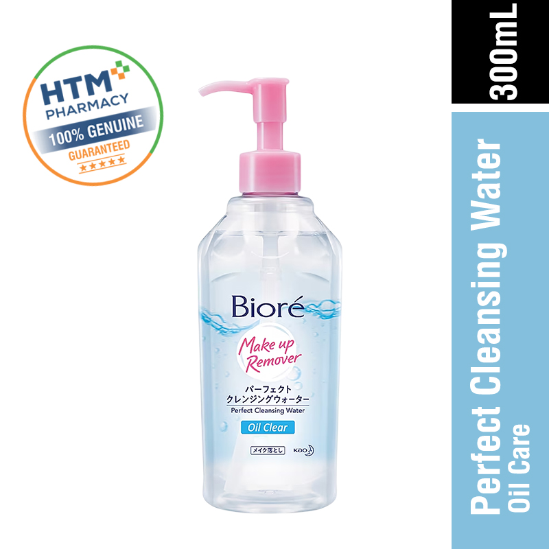 Biore Perfect Cleansing Water Oil Clear 300ml (Blue)