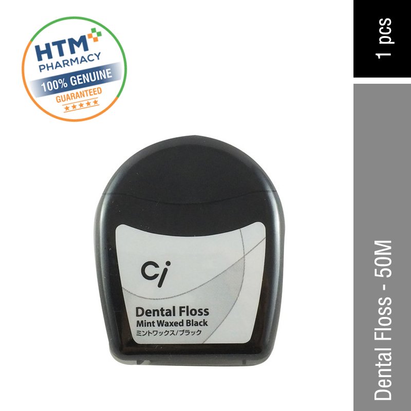 Ci Medical Floss Black 50m - Mint Flavour