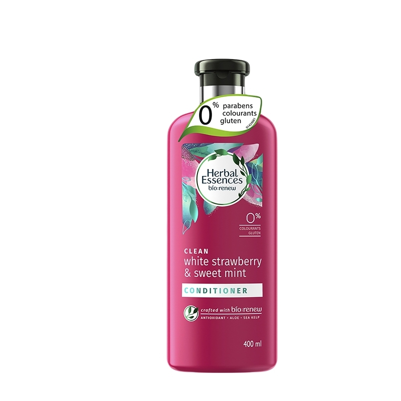 Herbal Essences Conditioner 400ml- Clean White Strawberry & Sweet Mint
