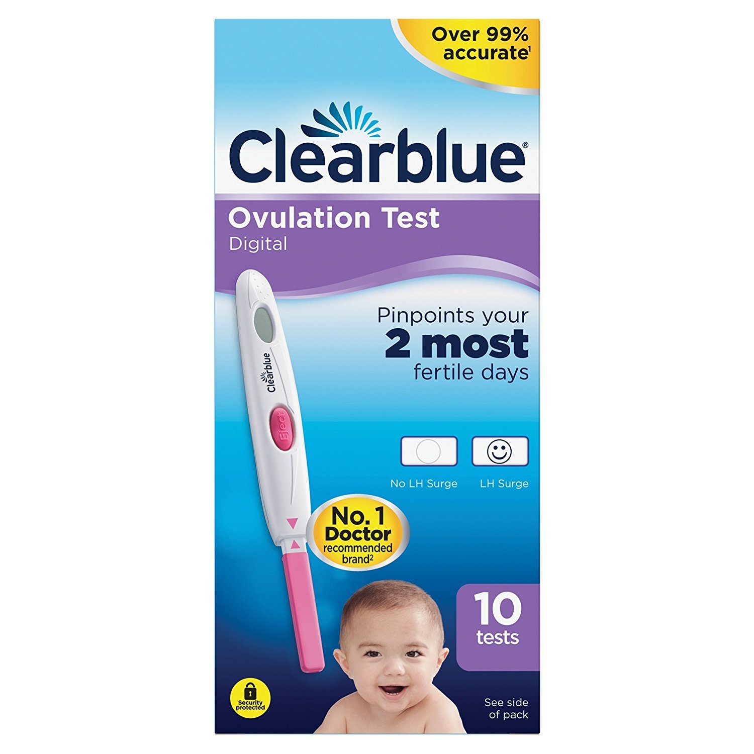 Clearblue Ovulation Test 10 Test Sticks (New)